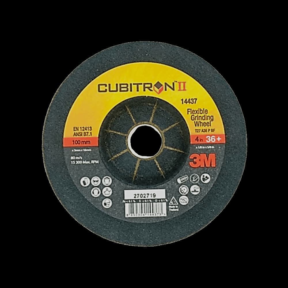 3M™ Cubitron™ II 可彎曲研磨砂輪片,14437