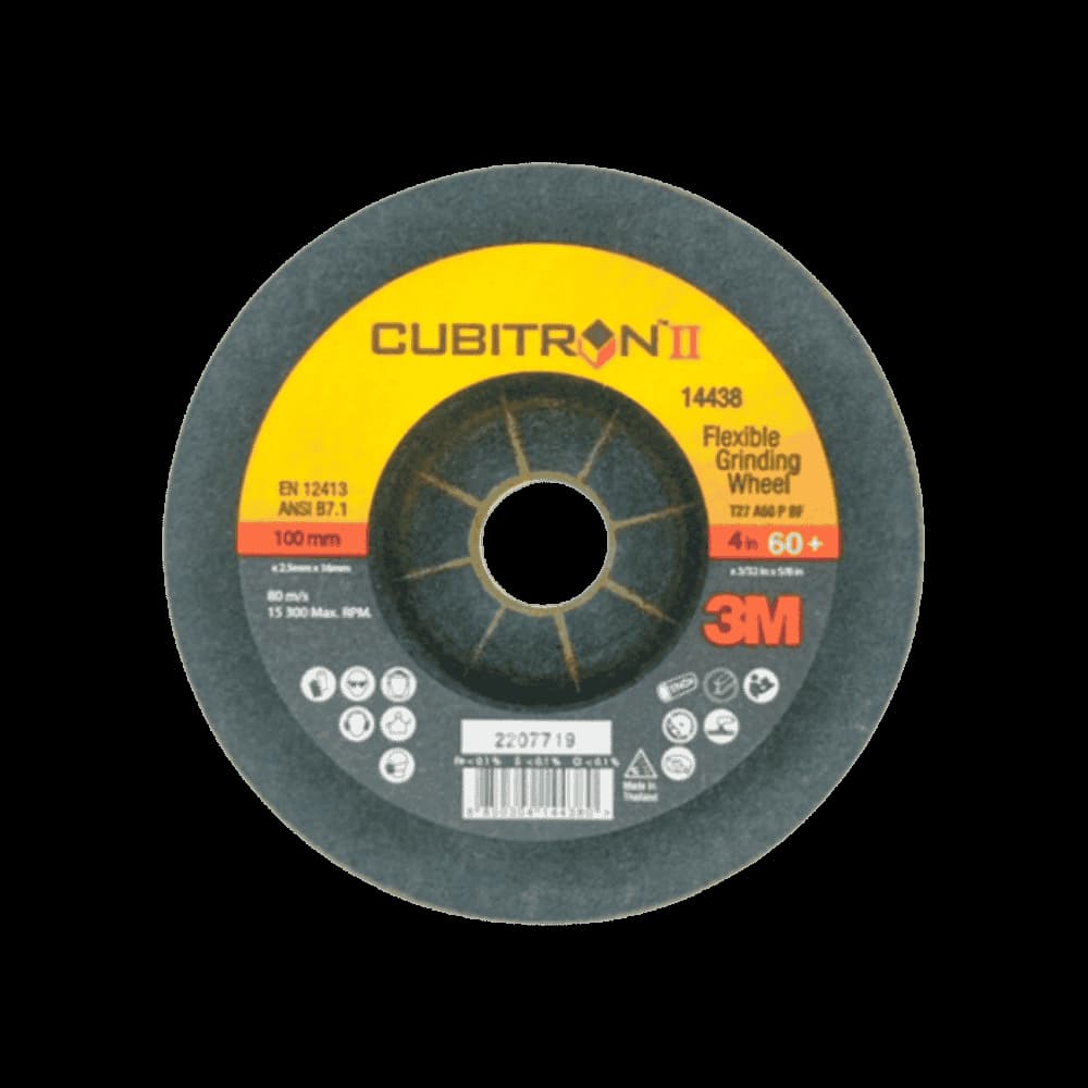 3M™ Cubitron™ II 可彎曲研磨砂輪片,14438