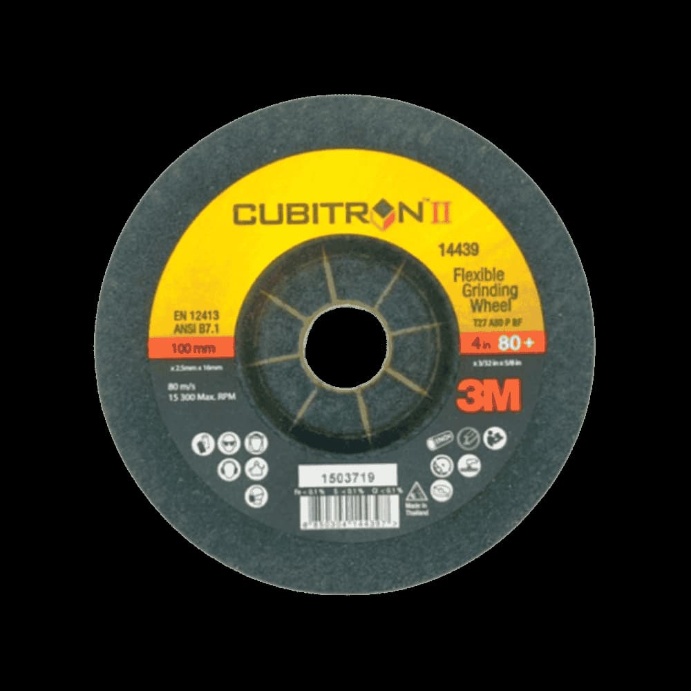 3M™ Cubitron™ II 可彎曲研磨砂輪片,14439