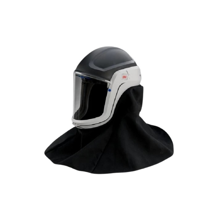 3M™ Versaflo™ M-407 硬帽式含高階面鏡,防焰遮擋